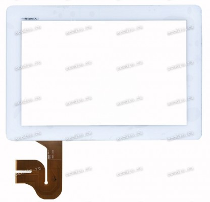 10.1 inch Touchscreen  45+45 pin, ASUS TF700 (5184N FPC-1), oem белый (Logo NTT Docomo), NEW