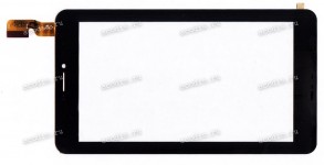 7.0 inch Touchscreen  30 pin, CHINA Tab D-C-701749-FPC (с отв.), OEM черный (Explay D7.2 3G), NEW