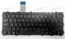 Keyboard Asus X301, X301A, X301K, F301, R300 (Black/Matte/RUO) чёрная без рамки матовая