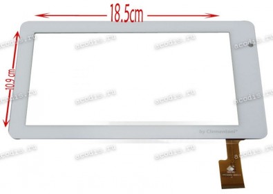 7.0 inch Touchscreen  30 pin, CHINA Tab TPC0069 VER4.0, OEM белый (Digma iDsD7), NEW