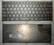 Keyboard Sony VGN-X505ZP, PCG-V505 (p/n:147847921) (Dark-Grey/Matte/US) тёмно-серая матовая