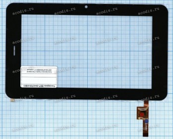 7.0 inch Touchscreen  12 pin, Prestigio PMP7150/PMP7170, OEM черный, NEW