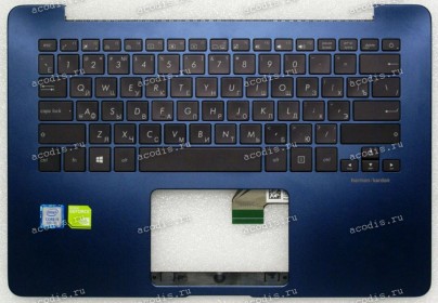 Keyboard Asus UX430U синий (13N1-2YA0921) + Topcase русифицированная