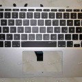 Keyboard Apple MacBook 11.6" A1370(2011), A1465(2012) with 11,6 TOPCASE w/o touchpad Европа Вертикальный ENTER (Black/Matte/LED/UK) чёрная матовая