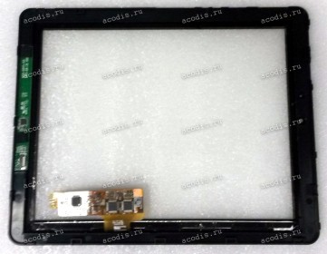 10.0 inch Touchscreen  6 pin, Digma iDx10 черный с рамкой, NEW