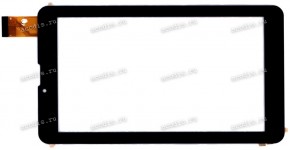 7.0 inch Touchscreen  30 pin, Texet TM-7049/7059 (GLASS), OEM черный (=Expley Surfer 7.32/7.34/HIT, родной для Wexler A742), NEW