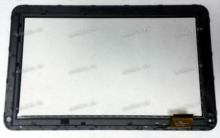 10.1 inch Touchscreen  45 pin, Digma Optima 10.1/10.2 3G, черный с рамкой, NEW