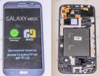 5.8 inch Samsung Galaxy Mega 5.8 GT-i9152 (LCD+тач) синий с рамкой 960x540 LED  NEW / original