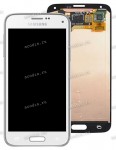 4.5 inch Samsung S5 mini SM-G800F (LCD+тач), белый oem 1280x720 LED  NEW / original