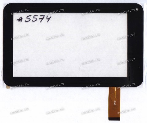 7.0 inch Touchscreen  30 pin, CHINA Tab W70, OEM черный, NEW