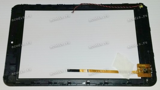 7.0 inch Touchscreen  6 pin, Digma iDsQ7 черный с рамкой, разбор