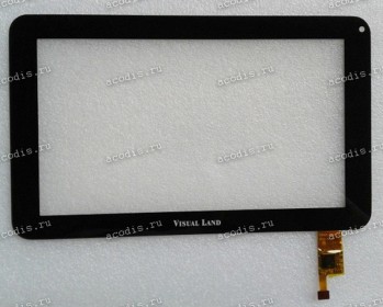 7.0 inch Touchscreen  12 pin, CHINA Tab TOPSUN_C0027_A1 (Logo-Visual Land), OEM черный, NEW