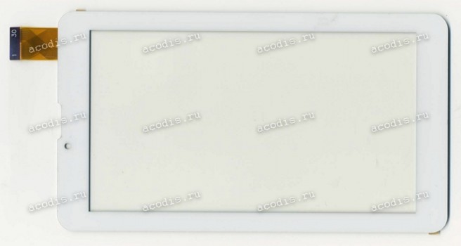 7.0 inch Touchscreen  30 pin, CHINA Tab hs1283/hs1275, OEM белый (Digma HIT, Explay Surfer 7.32/7.34/HIT, Texet TM-7049/TM-7059), NEW