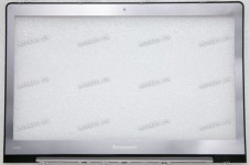 Верх. кр. рамка Lenovo IdeaPad U400 (p/n: 60.4PJ31.002) серебр.