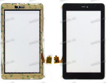 7.0 inch Touchscreen  6 pin, Digma Optima 7.0 3G/ 7.2 3G (TT7022) c отв., черный OEM, NEW