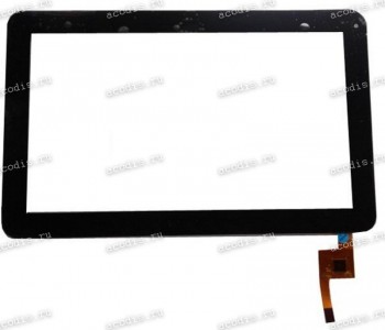 10.1 inch Touchscreen  12 pin, CHINA Tab TOPSUN_F0004_A1, OEM черный (DNS AirTab E103), NEW