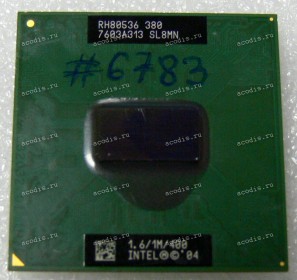 Процессор Socket 479/FC-µPGA Intel Celeron M 380 (p/n: SL8MN) (1.60GHz=100MHz x 16, 1MB