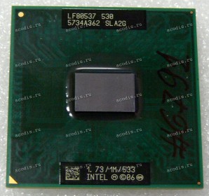 Процессор Socket P (PGA-478) Intel Celeron 530 (p/n: SLA2G) (1.73GHz=133MHz x 13, 1MB, 65nm, 27W)