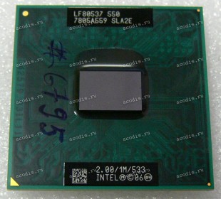 Процессор Socket P (PGA-478) Intel Celeron 550 (p/n: SLA2E) (2.00GHz=133MHz x 15, 1MB, 65nm, 30W)