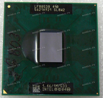 Процессор Socket M (mPGA478MT) Intel Celeron M 410 (SL8W2) (1.47GHz=133MHz x 11, 1MB, 65nm