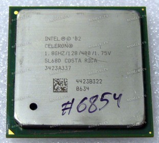 Процессор Socket 478 Intel Mobile Celeron 1.8 (p/n: SL6A2, SL68D) (1.80GHz=100MHz x 18, 128kB