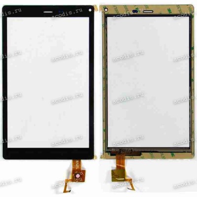 8.0 inch Touchscreen  6 pin, TeXet TM-8051, OEM черный, NEW