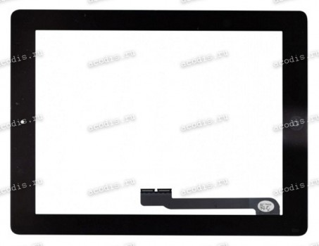 9.7 inch Touchscreen  37+37 pin, Apple iPAD3 / iPAD4, черный с кнопкой, NEW