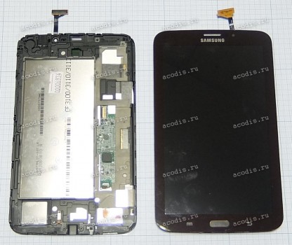 7.0 inch Samsung SM-T211 (LCD+тач) коричневый с рамкой 1024x600 LED  NEW