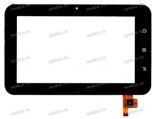 7.0 inch Touchscreen  12 pin, CHINA Tab Topsun_MID711A_A1, OEM черный, NEW