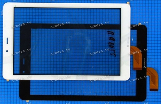 8.0 inch Touchscreen  45 pin, CHINA Tab XCL-S80001A-FPC2.0, OEM черный (BQ 8055G), NEW