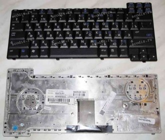 Keyboard HP/Compaq NC62**, NC82**, NW82**, NX7300, NX7400, NX82** (Black/Matte/RUO) чёрная матовая русиф.