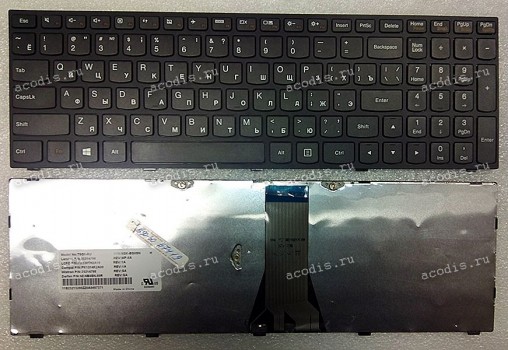 Keyboard Lenovo IdeaPad G50-30, G50-70, G50-70A, S500, Z50-70, Z50-75 (Black-Black/Matte/RUO) чёр/чёр рам