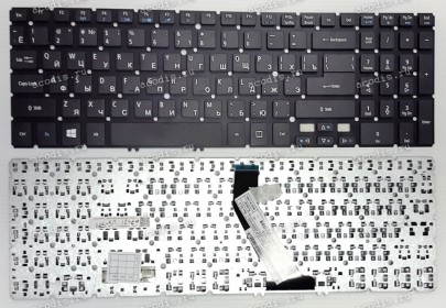 Keyboard Acer Aspire V5, V5-531, V5-551, V5-571, TimeLine Ultra M3, M3-581 (Black/Matte/RUO) чёр мат рус
