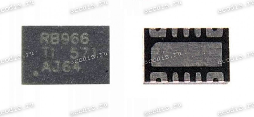 Микросхема Texas Instruments TPS22966, TPS22966DPUR, TPS22966DPURМ, RB2966, RB966, R8966 WSON-14 (Asus p/n: 06016-00470000) NEW original