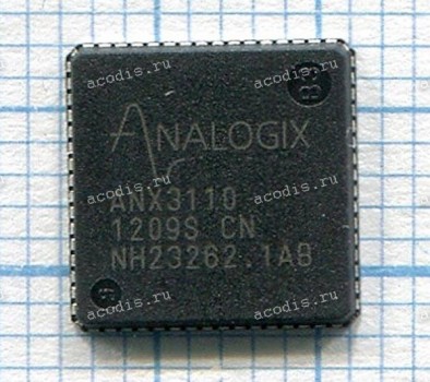 Микросхема Analogix ANX3110 QFN64 PANASONIC (Asus p/n: 02G097000600) NEW original