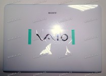 Верхняя крышка Sony SVE14A1S1RW, SVE14A2M1RW белая глянцевая с салатовым кантом (p/n: A1886744B) V110 LCD COVER LOW (WH)