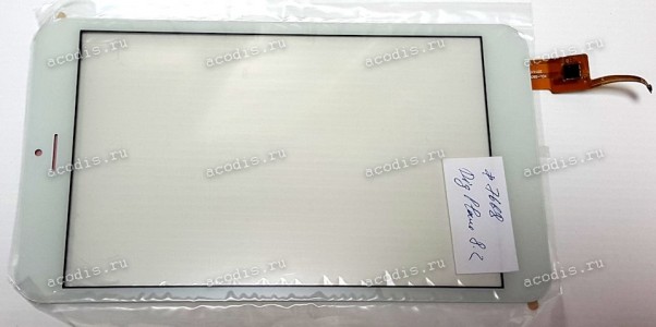 8.0 inch Touchscreen  10 pin, Digma Plane 8.2/8.4, Wexler 8iQ, OEM белый, NEW