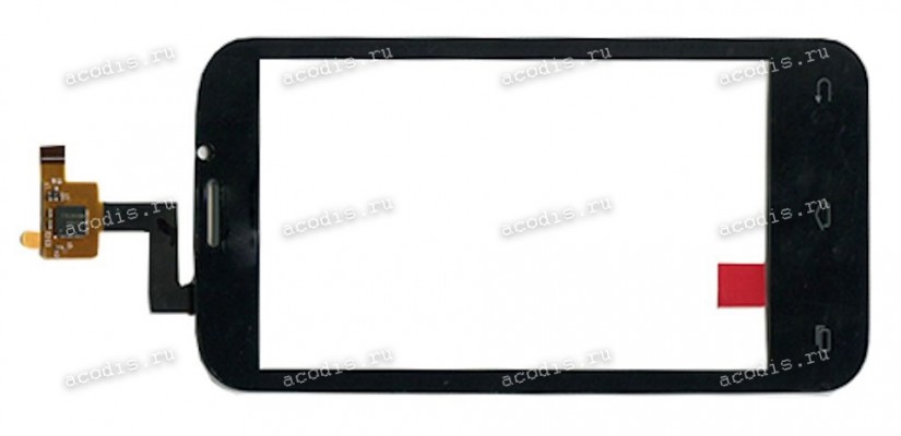 4.0 inch Touchscreen  13 pin, Texet TM-4072/TM-4272, черный, NEW