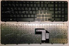 Keyboard HP/Compaq Pavilion G6-2000 с рамкой (Black/Matte/RUO) черная матовая русифицированная