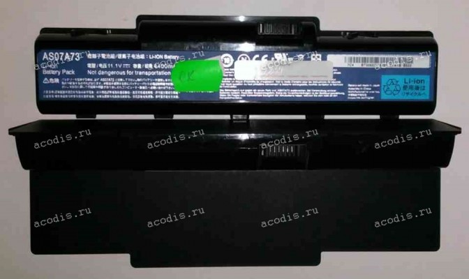 АКБ Acer Aspire 43**,45**, 47**, 49**, 53**, 55**, 57**, eMachines D520, E430, E52*, E6**, E72*,G525, G62*, G630G, G725, Gateway NV5**, NV7**, Packard Bell EasyNote TJ65 11,1V разбор