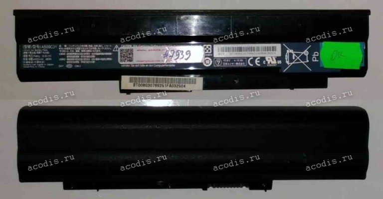 АКБ Acer eMachines E528, E728, G525, Extensa 4430, 52**, 5420G, 56**, Gateway NV40**, NV44**, NV48**, Packard Bell EasyNote NJ31, NJ32, NJ65, NJ66 11,1V разбор