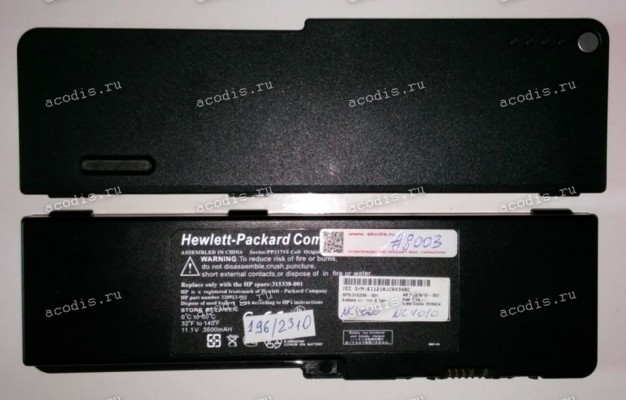 АКБ HP Compaq nc4000, nc4010 10,8V разбор