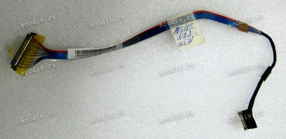 LCD LVDS cable Asus W2J, W2JB, W2JC, W2P, W2PC, W2S, W2V, W2VC, W2W