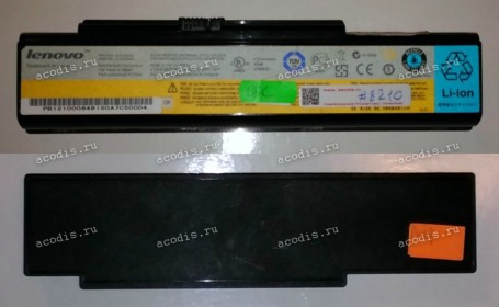 АКБ Lenovo 3000 series Y500, IdeaPad V550, Y500, Y510, Y530, Y710, Y730 (121TS0A0A, 121000649) 10,8-11,1V Б/У < 50 %