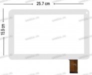 10.1 inch Touchscreen  50 pin, CHINA Tab E-C10068-01/CZY6789B01-FPC, OEM белый (Digma Plane 1700B), NEW