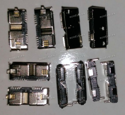 MicroUSB 3.0 Jack Type B 5x2 pin SMD (#8439)