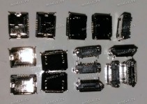 MicroUSB Jack Type B 5 pin SMD (#8441)
