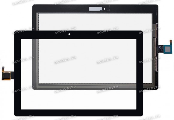 10.1 inch Touchscreen  6 pin, Lenovo Tab 2 A10-30, oem черный (TB2-X30), NEW