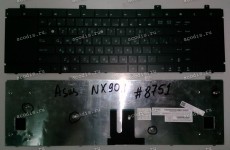 Keyboard Asus NX90J, NX90JQ (MP-09P73SU9528, 0KN0-HR1RU02) (Black/Matte/RUO) чёрная матовая русифицированная