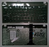 Keyboard Asus eeePC 1011*, 1015*, X101* (Black-Brown/Matte/RUO) чёрная в коричневой рамке русифицированна